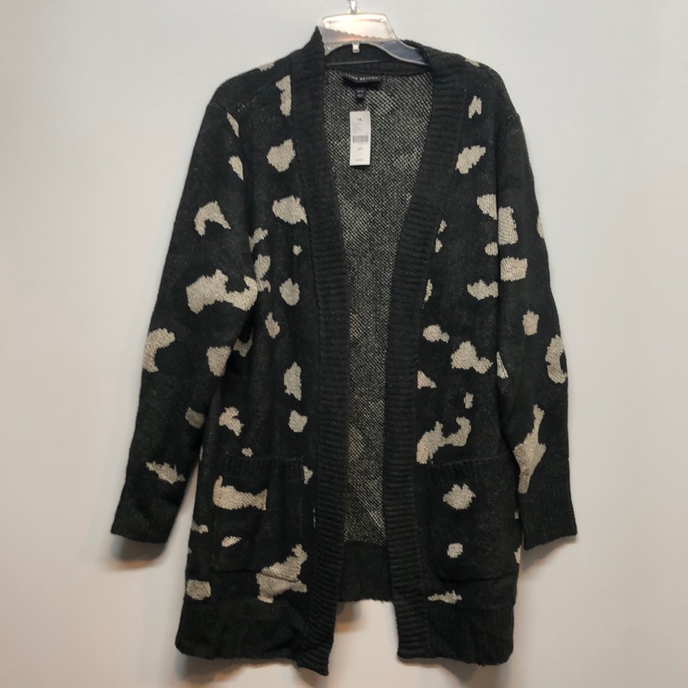 NEW Lane Bryant Cardigan Sweater Women's 18/20 Plus size camo leopard NWT warm